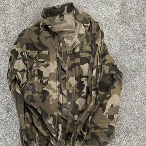 Wild Fable Camouflage Button Down Shirt